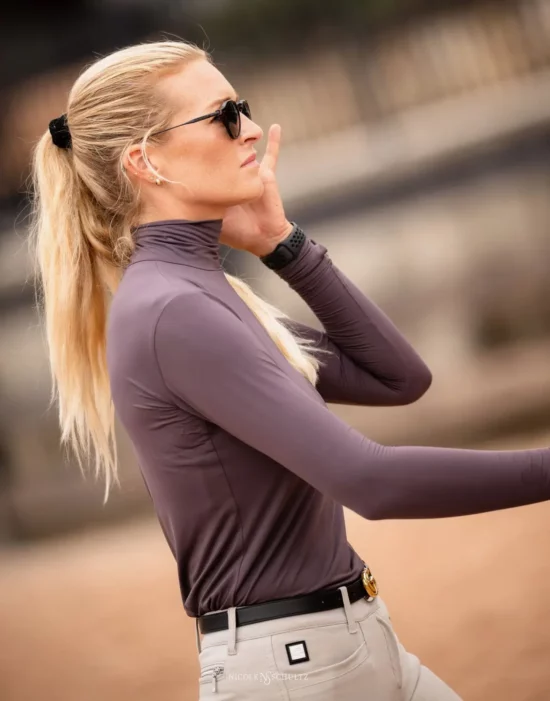 Kismet Schooling Shirt Turtleneck "Alexa" - Graphite