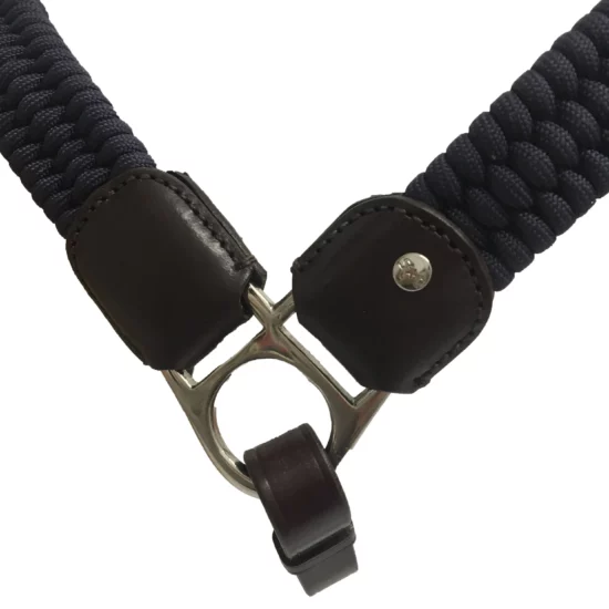 Silver Crown Paracord Halter - Detail