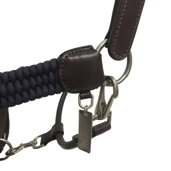 Silver Crown Paracord Halter - Detail