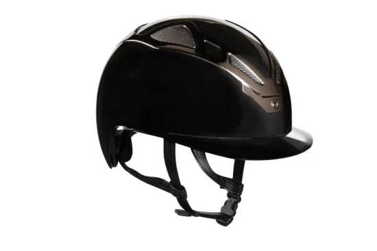 Suomy Apex Helmet Glossy Chrome Regular Brim - Black