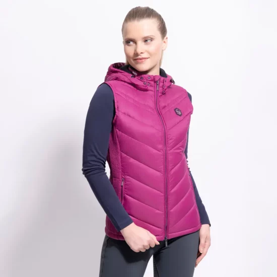 Samshield Women's Down Vest "Chamonix" - Boysenberry