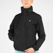 Samshield Rain Jacket Women's Short with Hood "Ines" - Black