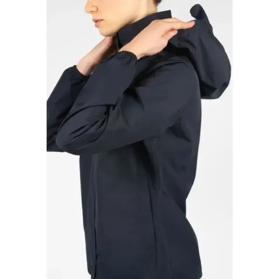 Samshield Rain Jacket Women's Short with Hood "Ines" - Navy