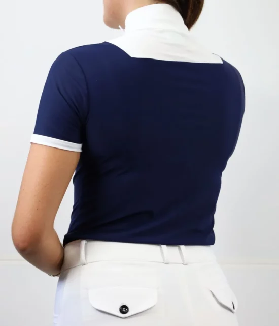 Kismet Short Sleeve Show Shirt with White Bib "Eleonoire SS"