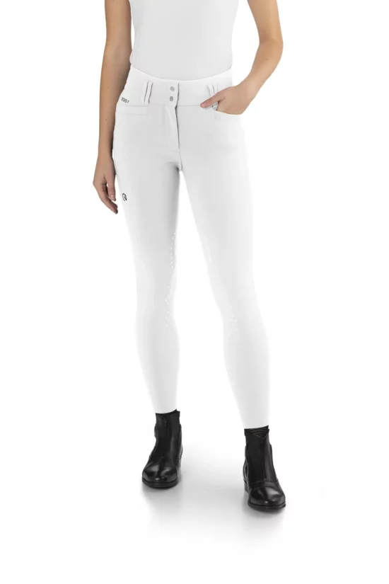 EGO7 High Rise Breeches Show Jumping - White