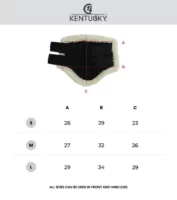 Kentucky Horse Boots Size Chart