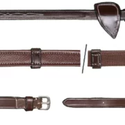 Dyon Hunter Reins with Rubberized Grip and Stoppers