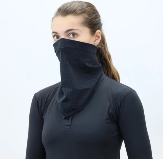 Kismet Face Cover Neck Wrap - Black