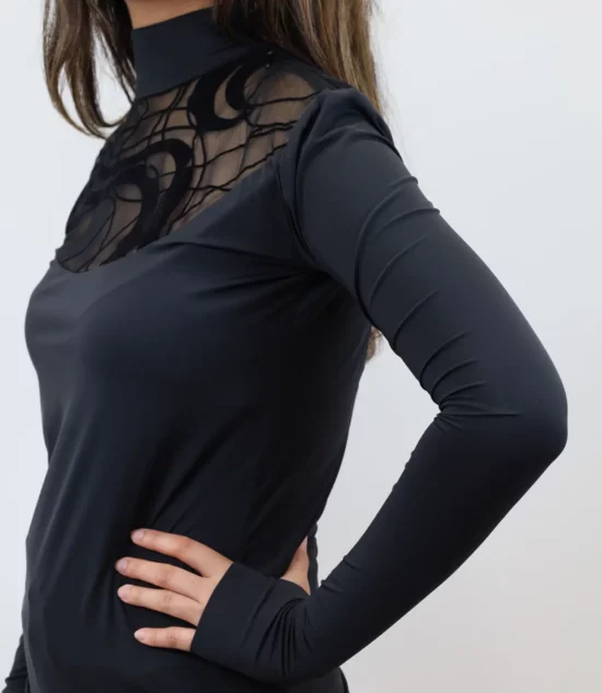 Kismet "Kiley" Show Shirt - Black Wave