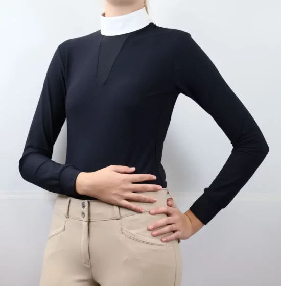 Kismet Show Shirt Long Sleeve "Niki LS" - Black