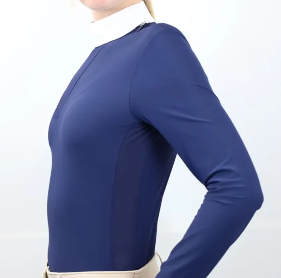 Kismet Show Shirt Long Sleeve "Niki LS" - Navy