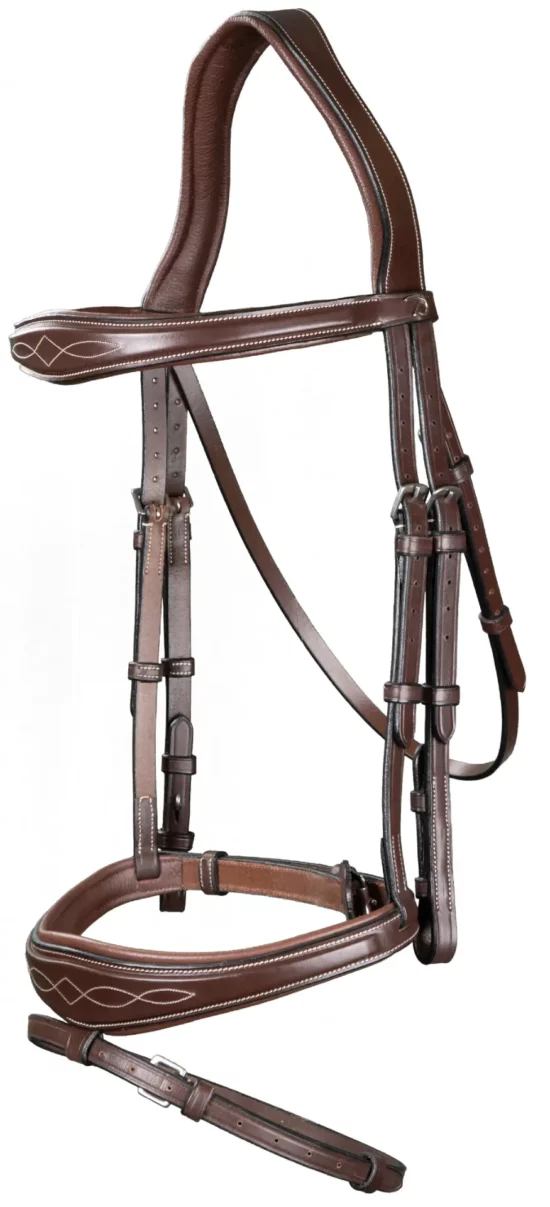 Dyon Anatomic Flash Noseband Bridle