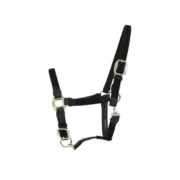 Kentucky Plaited Nylon Halter - Black