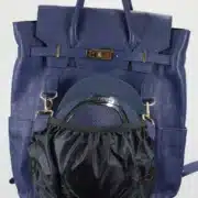 Kismet Leather Tote Bag Backpack - Blue