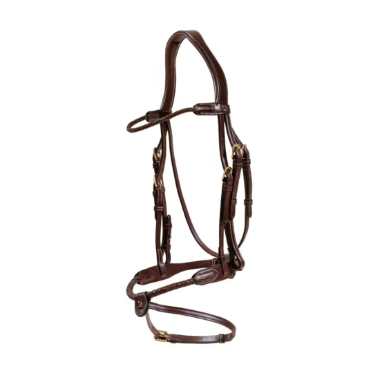 Dyon Braided Noseband Bridle with Flash