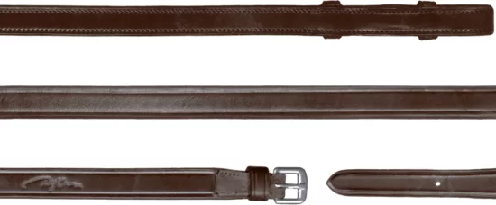 Dyon Double Bridle Leather Curb Reins