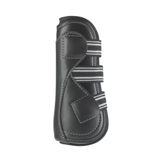 D-Teq Equifit Front Boots - Black with Black Binding