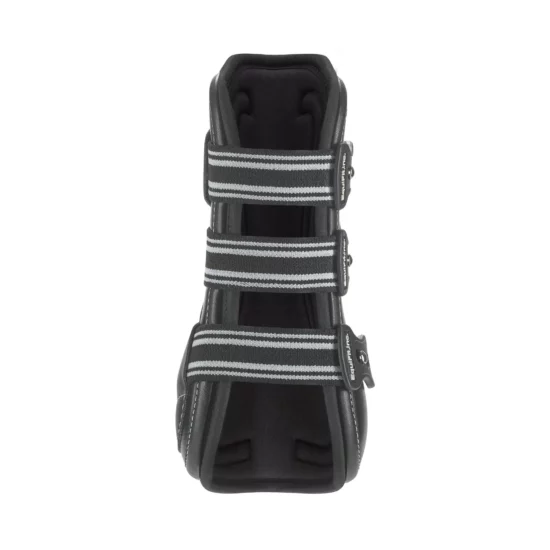 D-Teq Equifit Front Boots - Black with Black Binding