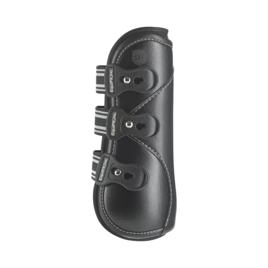 D-Teq Equifit Front Boots - Black with Black Binding