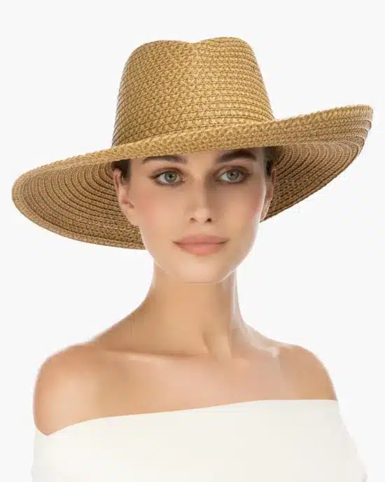 Eric Javits Fedora Straw Hat "Camp Javi"