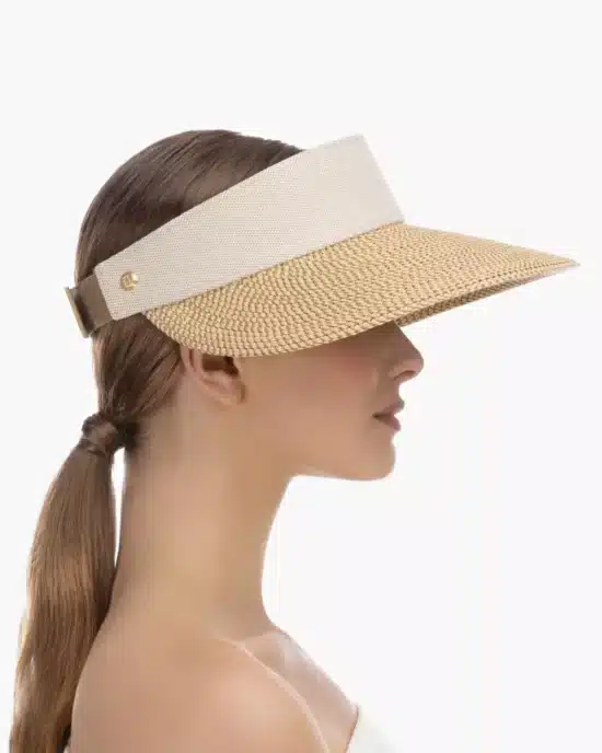 Eric Javits Visor "Arles Champ II" - Peanut/Oatmeal