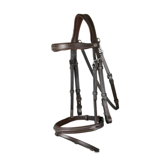 Dyon Flash Noseband Bridle with Snap Hooks