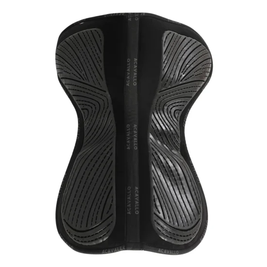 Acavallo Memory Foam Half Pad with Gel Grip AC230 - Black