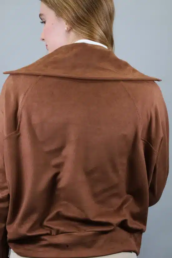 Kismet Sweatshirt Half Zip "Shannie" - Tan