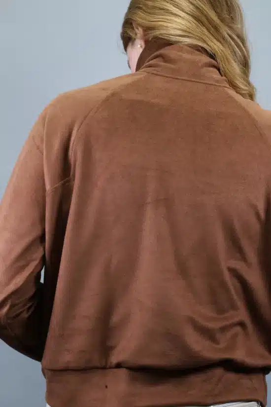 Kismet Sweatshirt Half Zip "Shannie" - Tan