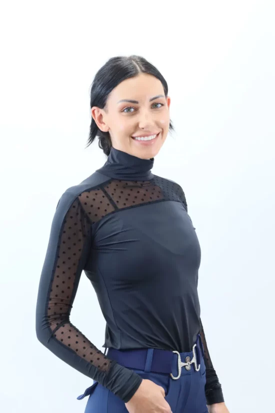Kismet Schooling Shirt "Alexa Lux" Limited Edition - Black Dots