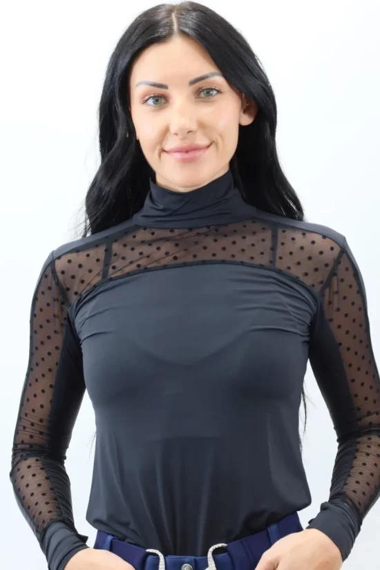 Kismet Schooling Shirt "Alexa Lux" Limited Edition - Black Dots