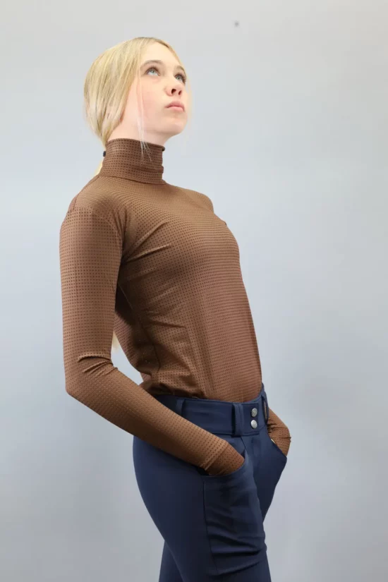 Kismet Schooling Shirt Turtleneck "Alexa" - Brown AirMax