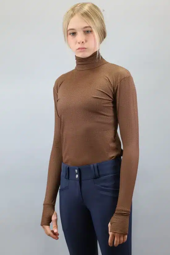 Kismet Schooling Shirt Turtleneck "Alexa" - Brown AirMax