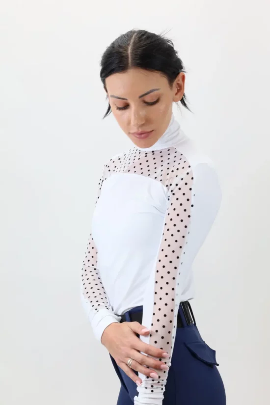 Kismet Schooling Shirt "Alexa Lux" Limited Edition - White Dots